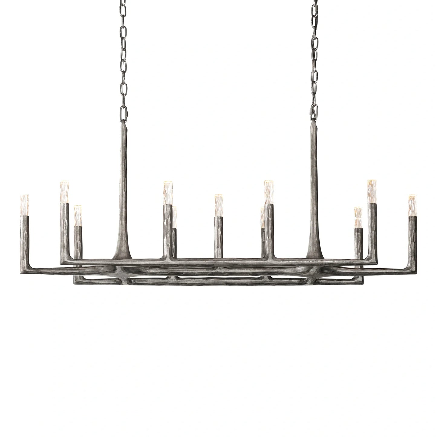 Thaddeas Forged Linear Chandelier 54"/72"/96"