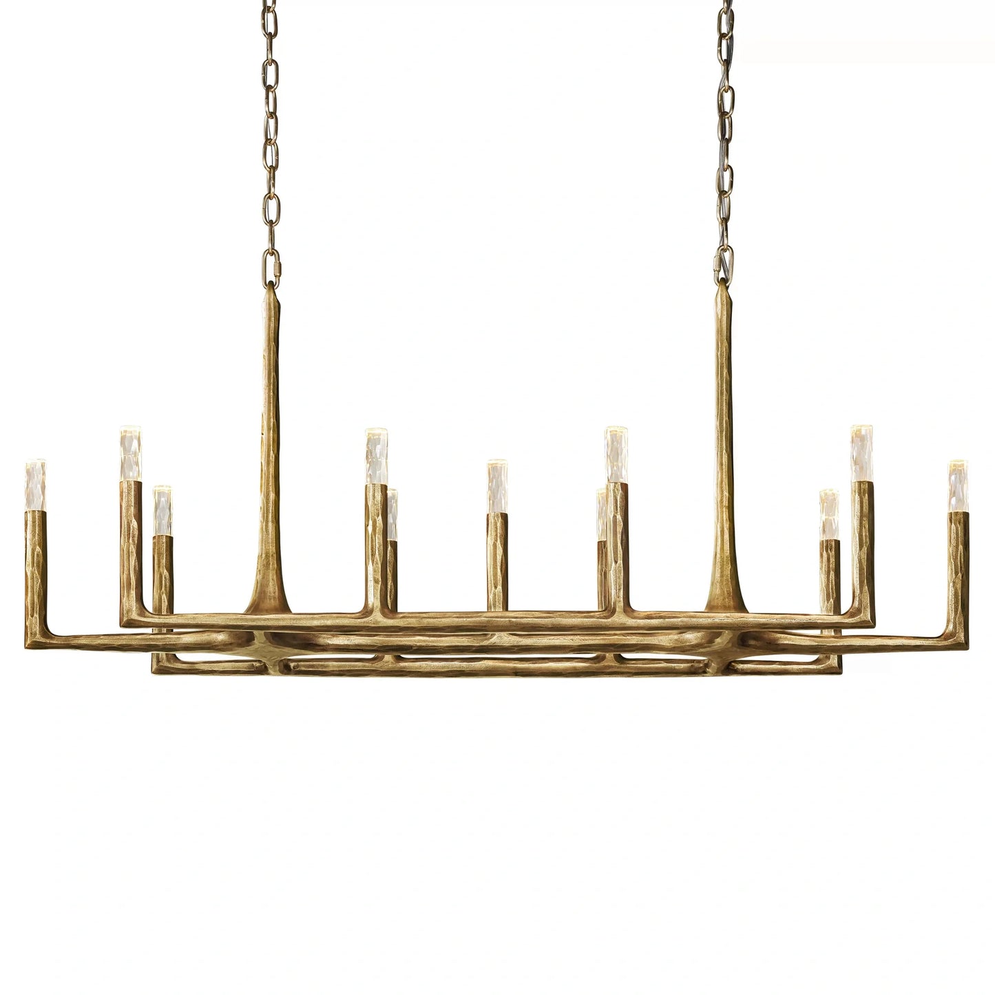 Thaddeas Forged Linear Chandelier 54"/72"/96"