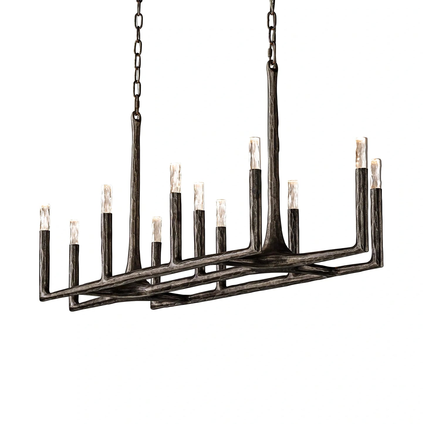 Thaddeas Forged Linear Chandelier 54"/72"/96"