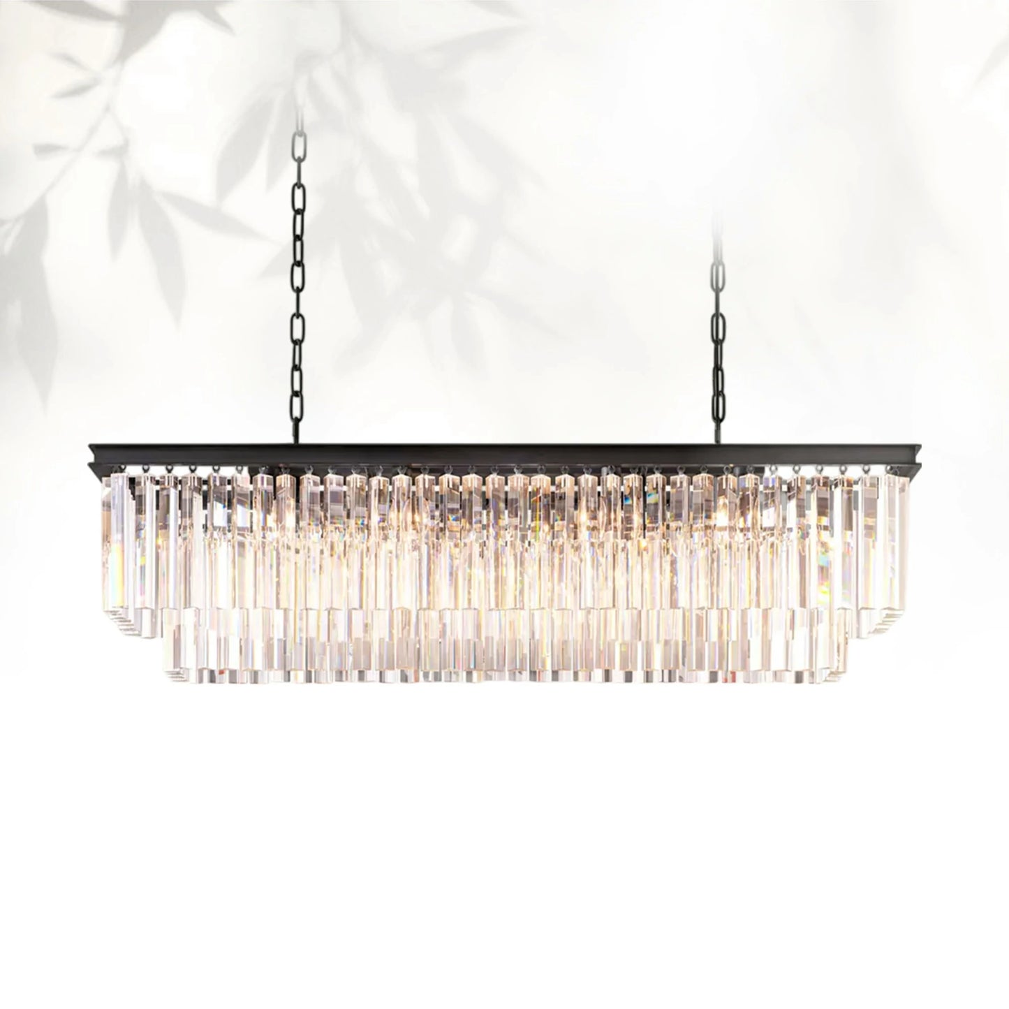 1920s Odeom Rectangular Chandelier