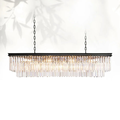 1920s Odeom Rectangular Chandelier