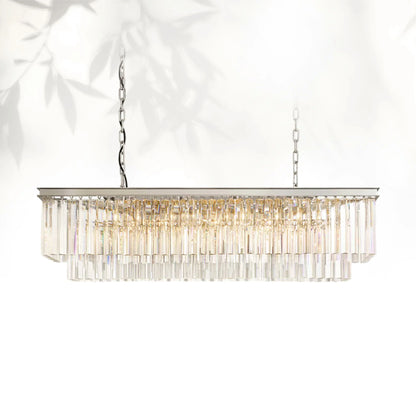 1920s Odeom Rectangular Chandelier