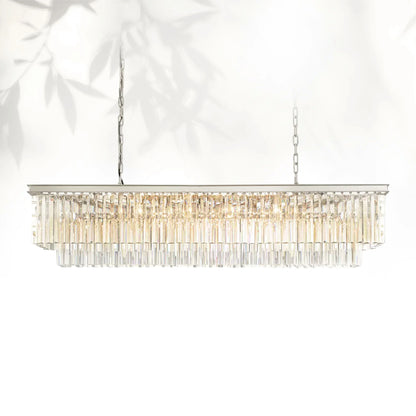 1920s Odeom Rectangular Chandelier