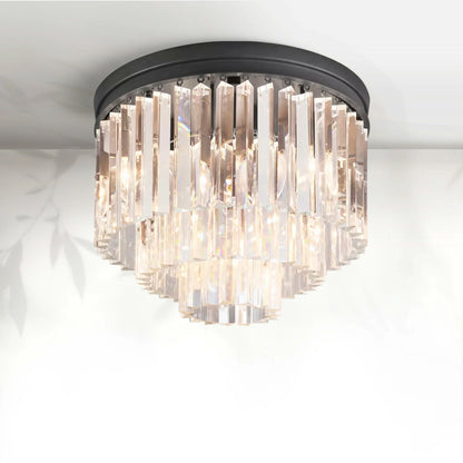 1920s Odeom Round Flushmount