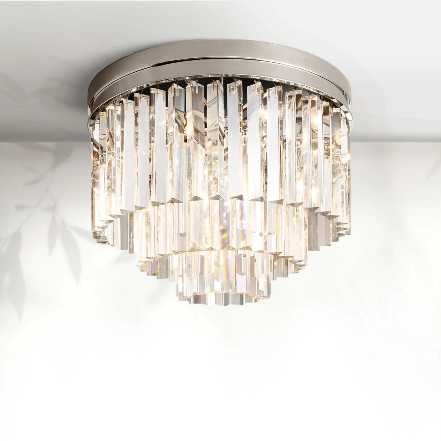 1920s Odeom Round Flushmount
