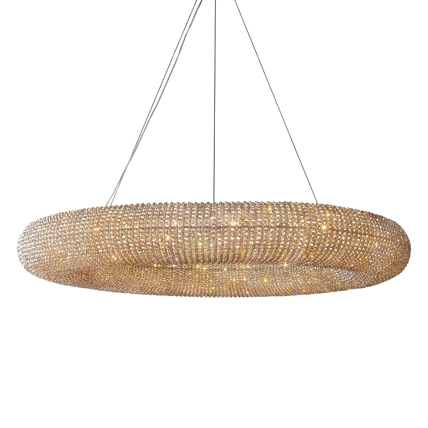 Halos Crystal Round LED Chandelier 32"41"59"72"