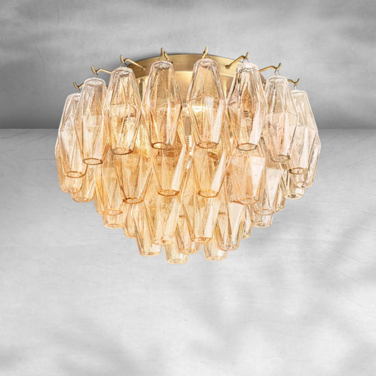 Cyra Glass Flushmount