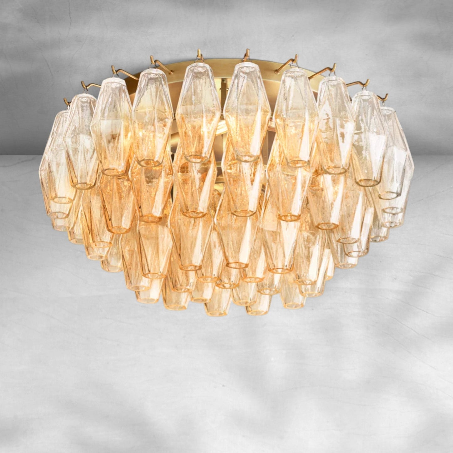 Cyra Glass Flushmount