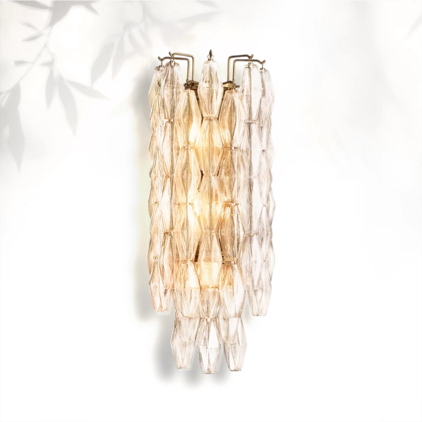 Chiaravalle Glass Short Wall Sconce 19", 30"