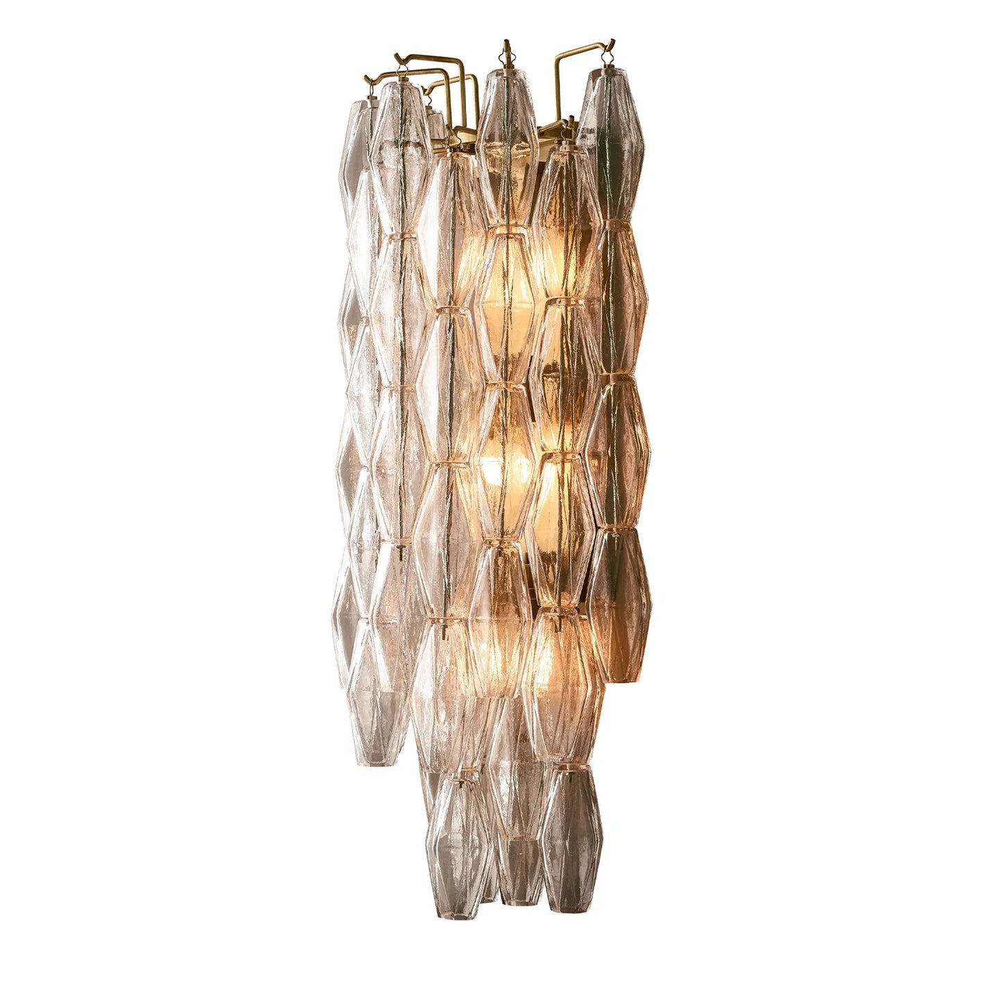 Chiaravalle Glass Short Wall Sconce 19", 30"