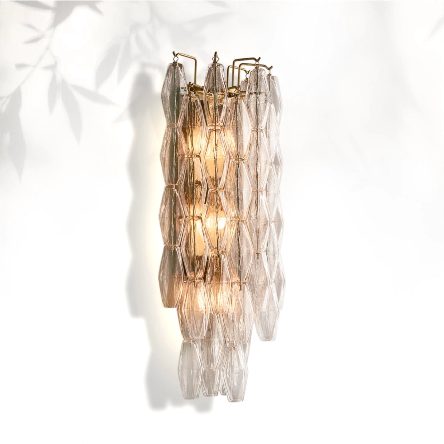 Chiaravalle Glass Short Wall Sconce 19", 30"