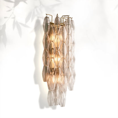 Chiaravalle Glass Short Wall Sconce 19", 30"