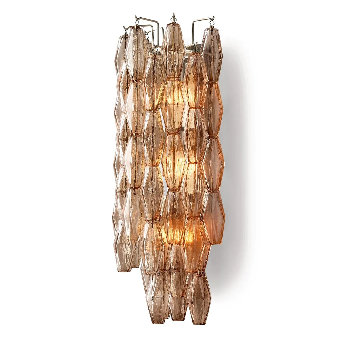 Chiaravalle Glass Short Wall Sconce 19", 30"