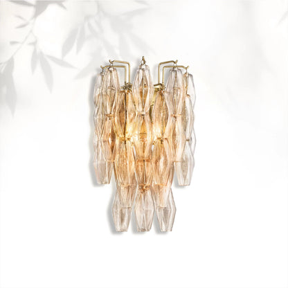 Chiaravalle Glass Short Wall Sconce 19", 30"