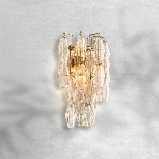 Cyra Glass Short Wall Sconce