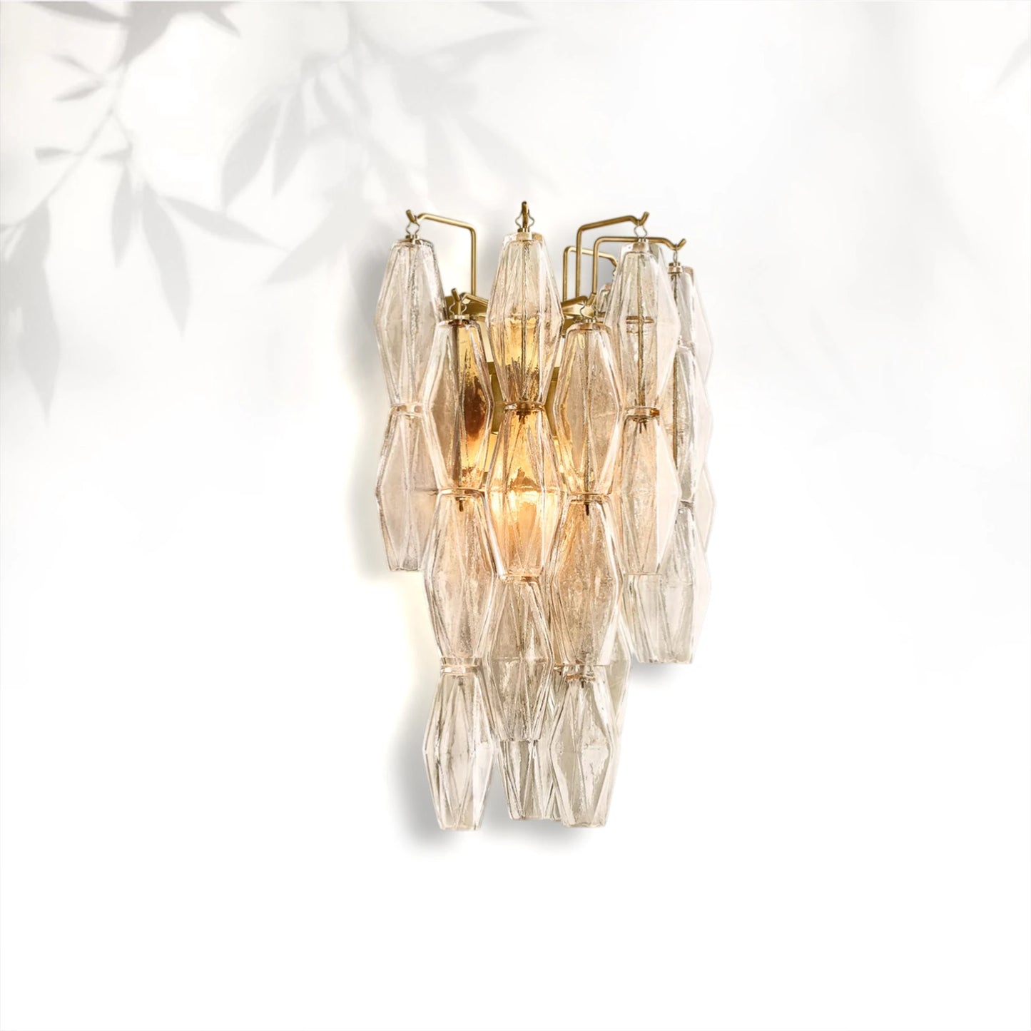 Chiaravalle Glass Short Wall Sconce 19", 30"