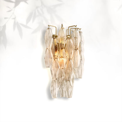 Chiaravalle Glass Short Wall Sconce 19", 30"