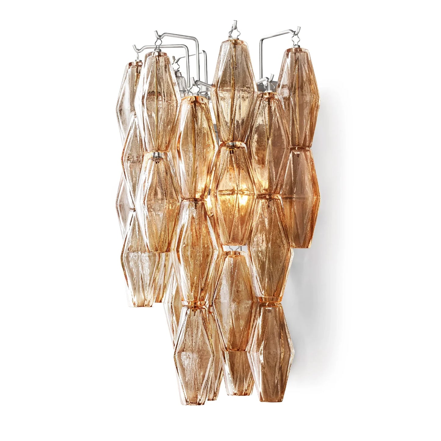 Chiaravalle Glass Short Wall Sconce 19", 30"