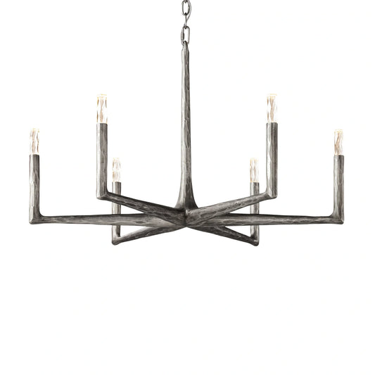 Thaddeas Forged Round Chandelier 12"/36"/48"/60"/72"