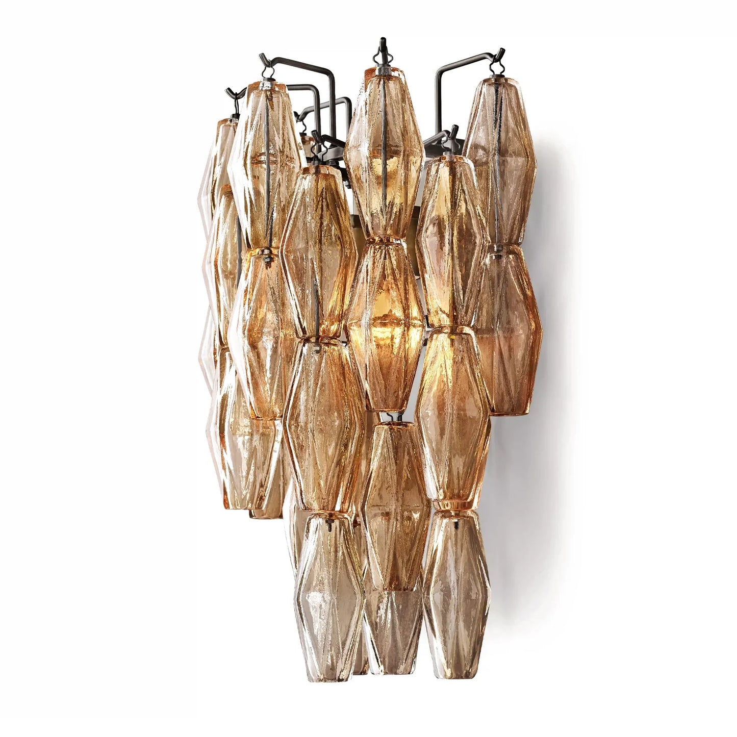 Chiaravalle Glass Short Wall Sconce 19", 30"