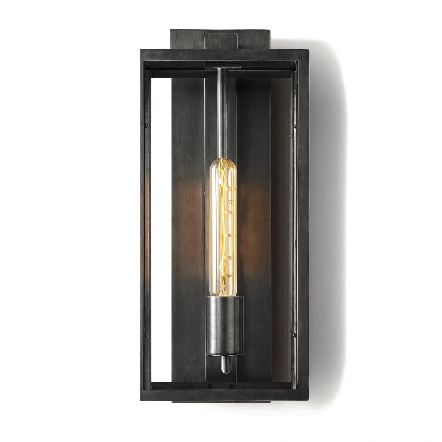 Baker Outdoor Square Lantern Wall Sconce 18"21"28"