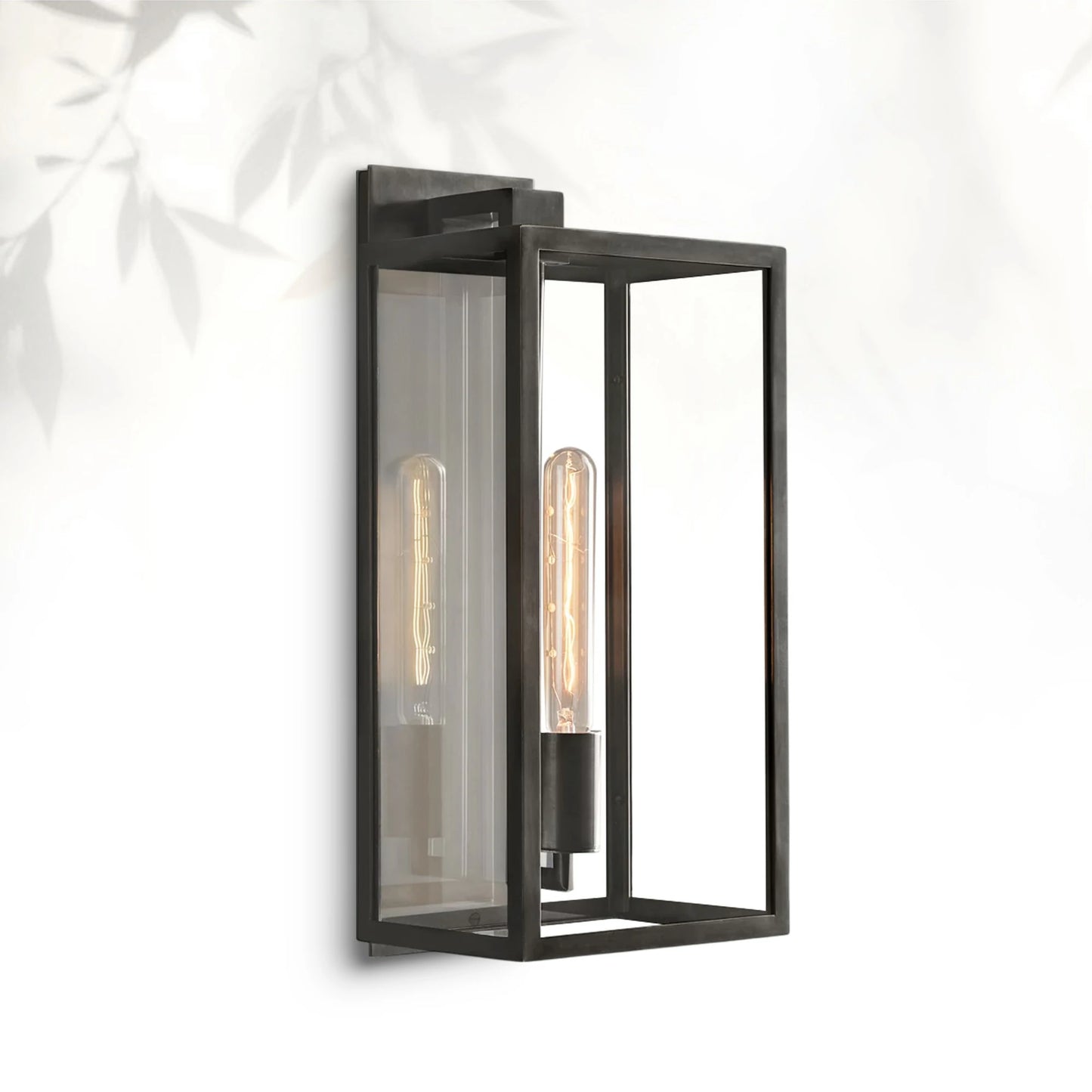 Bickman Outdoor Square Lantern Wall Sconce 18"21"28"