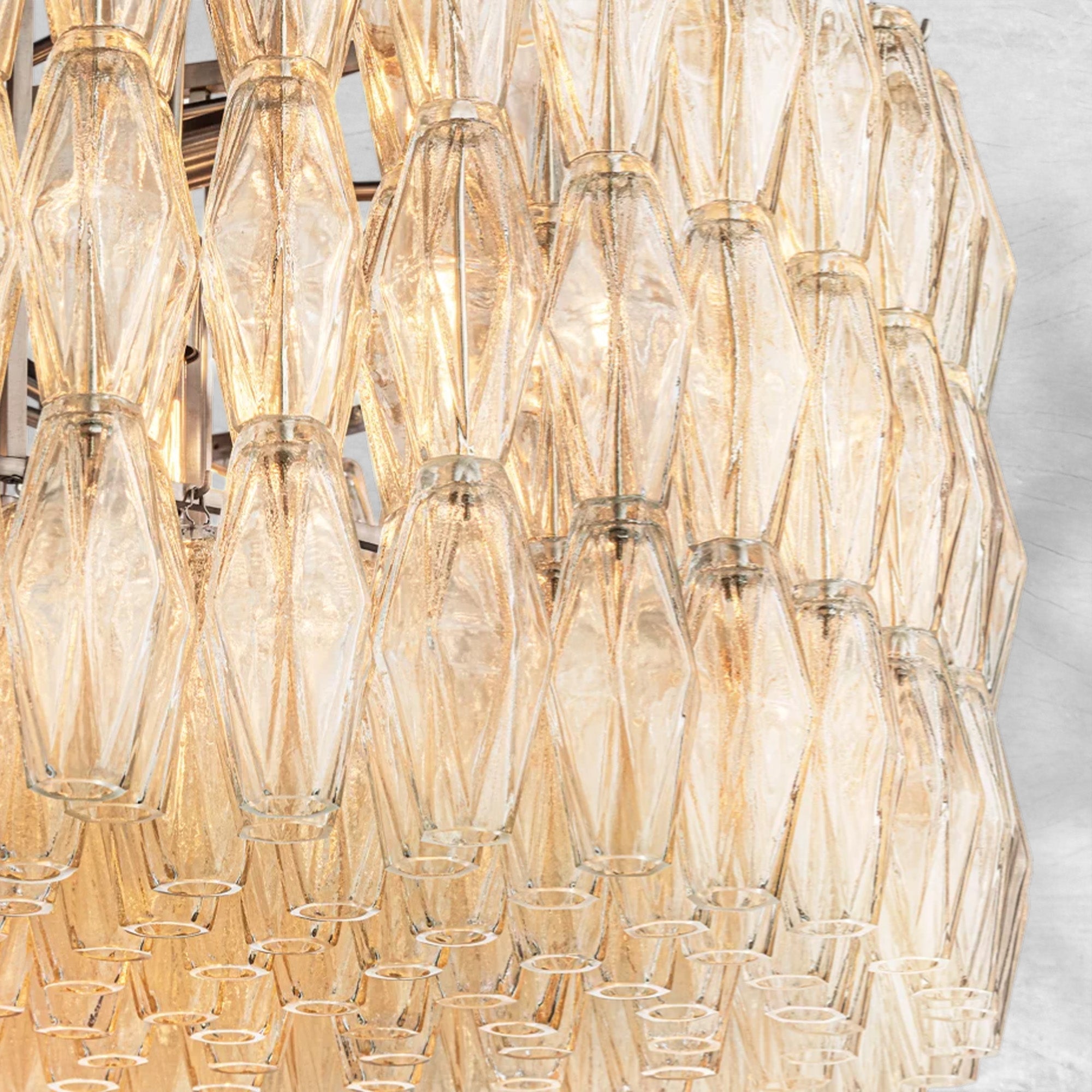 Cyra Clear Glass Round Chandelier