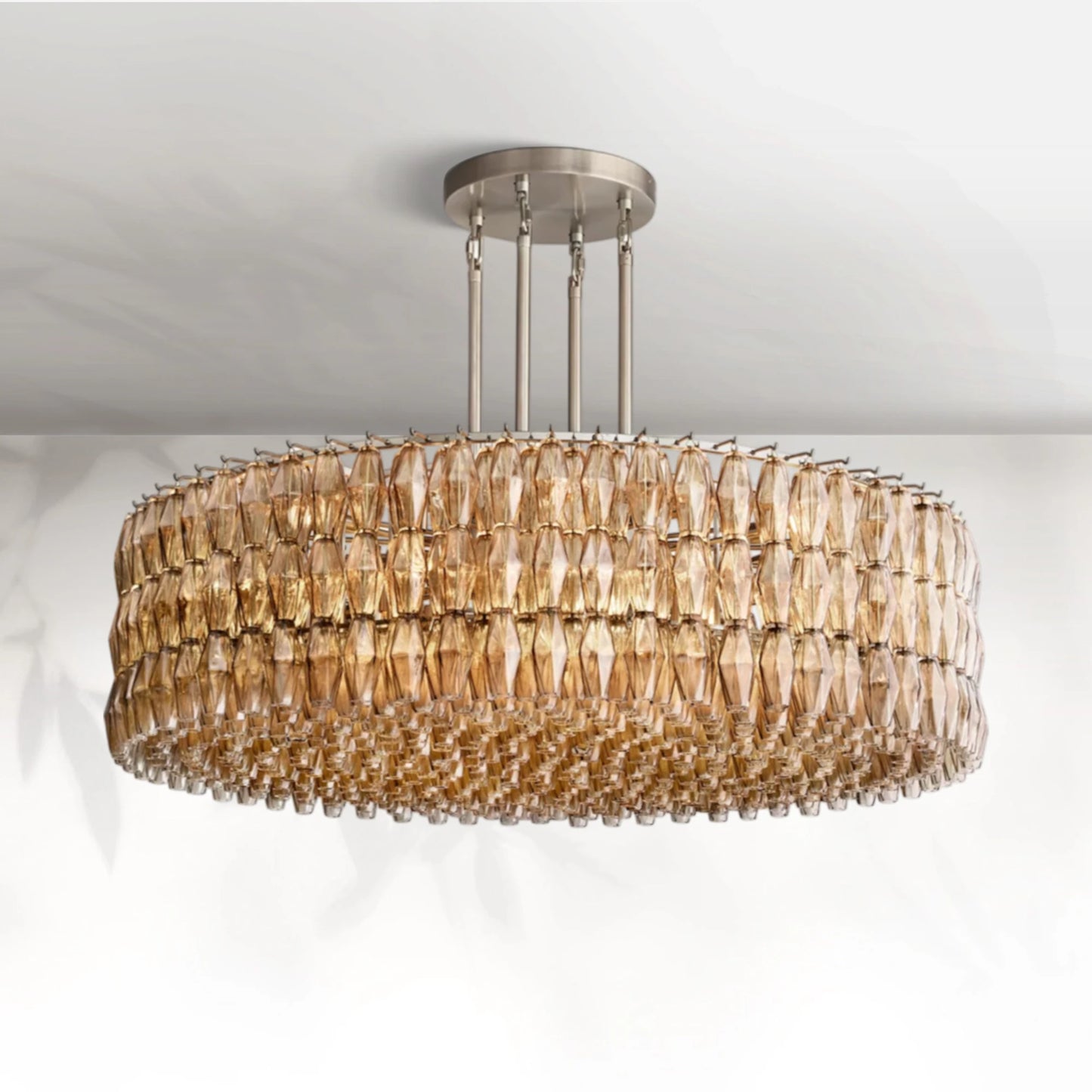 Chiaravalle Glass Round Chandelier