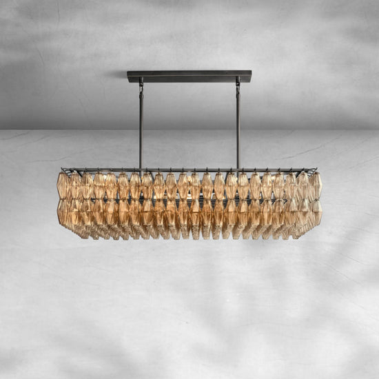 Cyra Square Chandelier 2-Tier