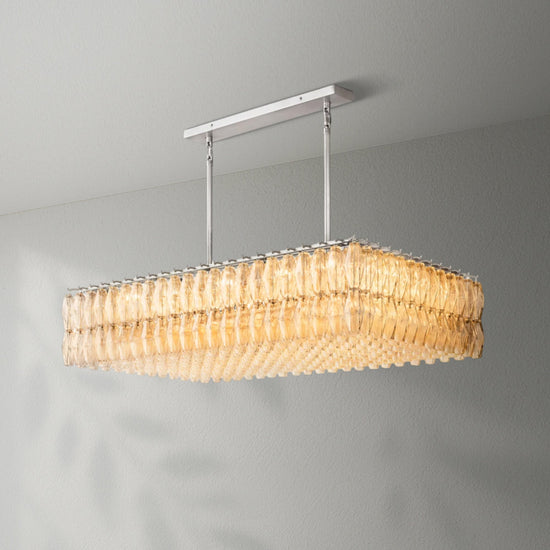 Cyra Square Chandelier 2-Tier