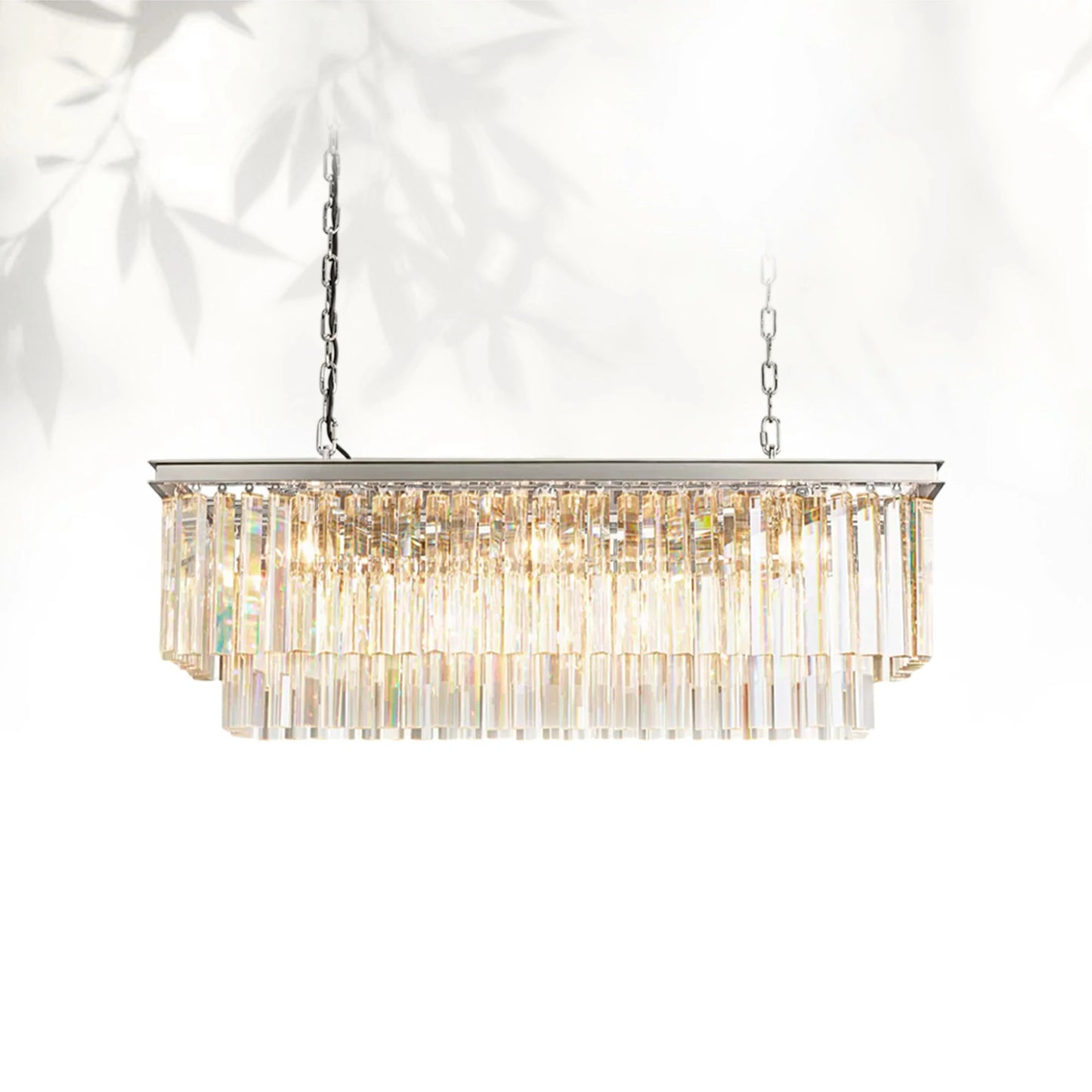 1920s Odeom Rectangular Chandelier