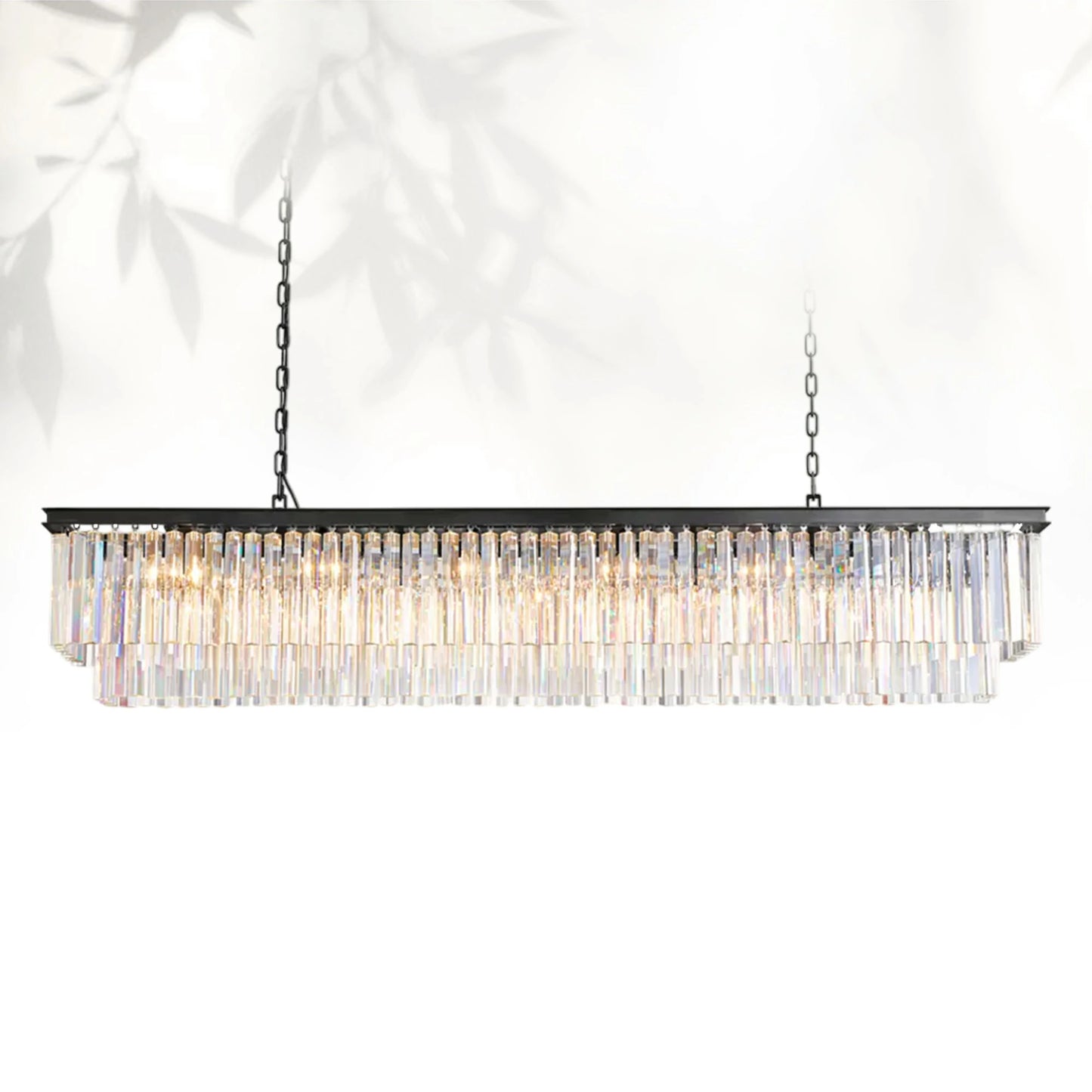 1920s Odeom Rectangular Chandelier