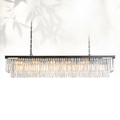 1920s Odeom Rectangular Chandelier