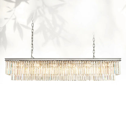 1920s Odeom Rectangular Chandelier