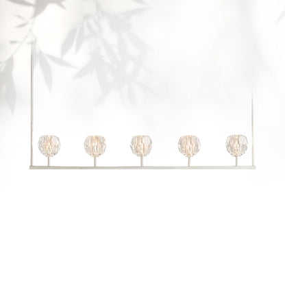 Boule Do Cristal Glass Linear Chandelier