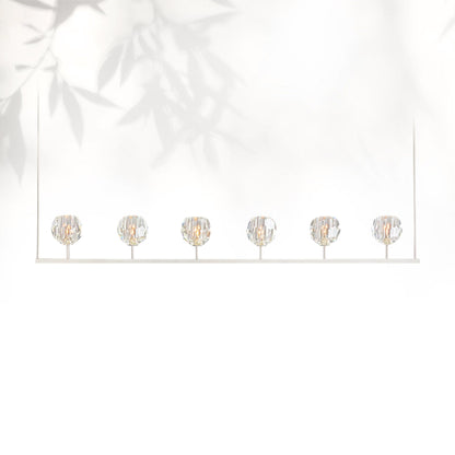 Boule Do Cristal Glass Linear Chandelier