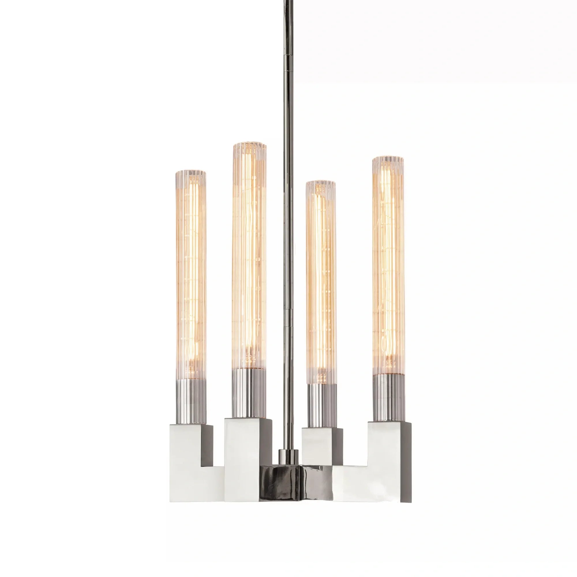 Cannel Glass Round Chandelier
