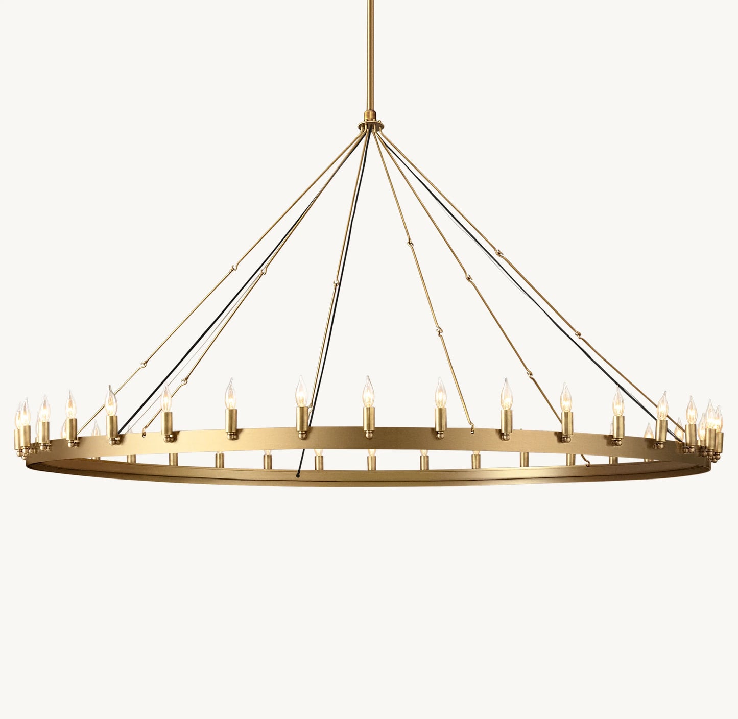 Camins Vintage Candelabra Round Chandelier