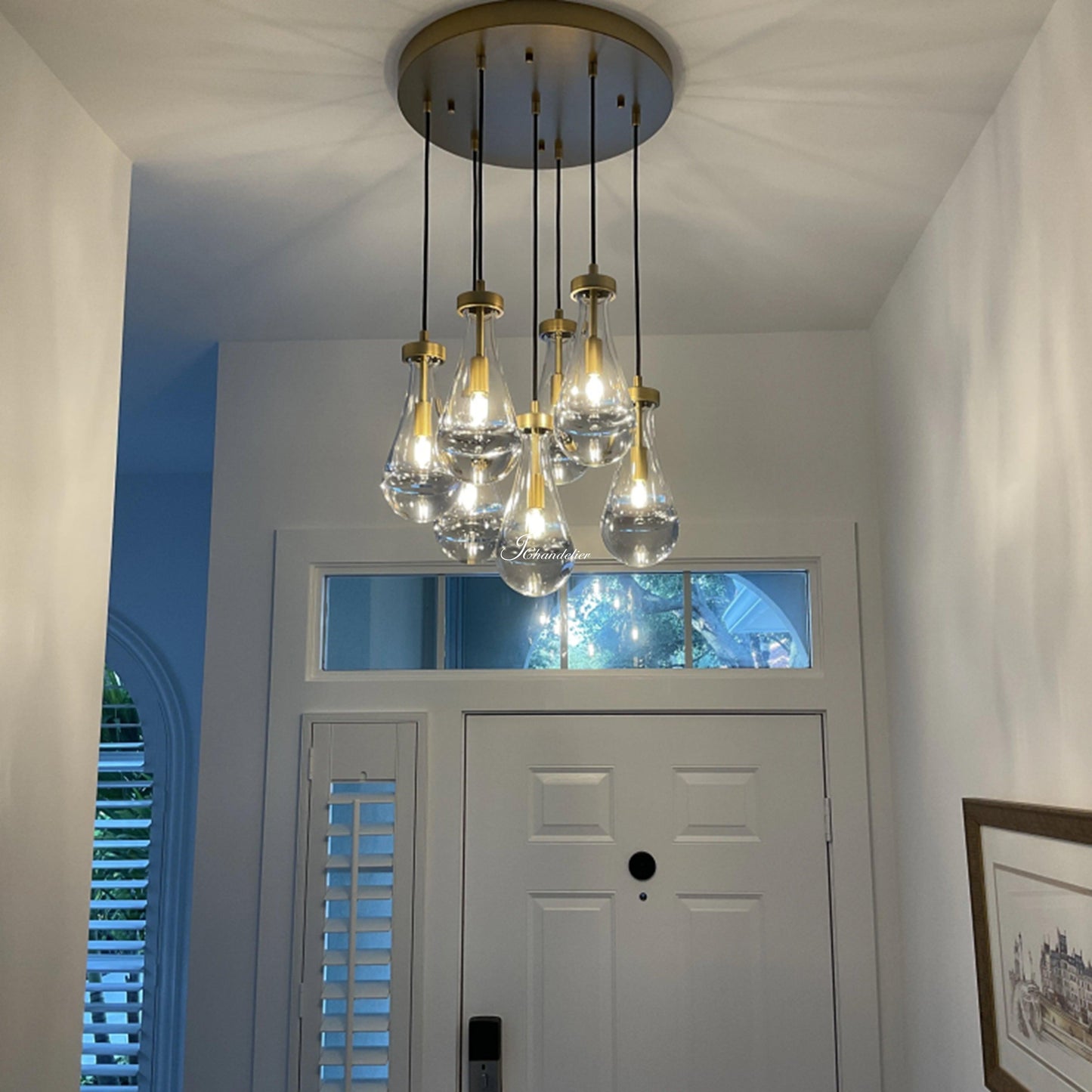 Soltaire Raindrops Round Chandelier
