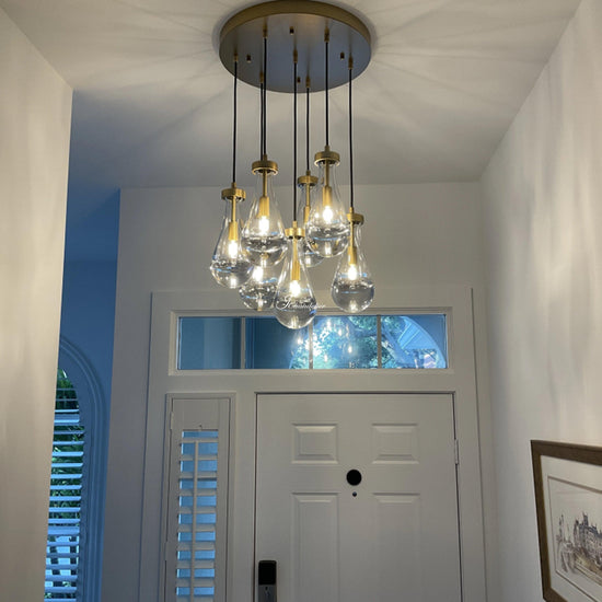 Soltaire Raindrops Round Chandelier