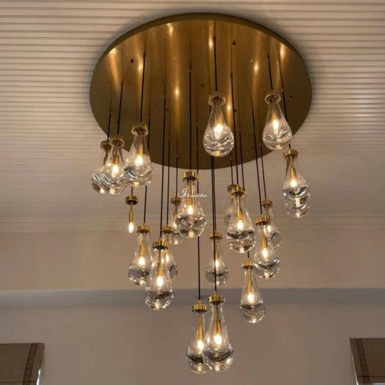 Soltaire Raindrops Round Chandelier