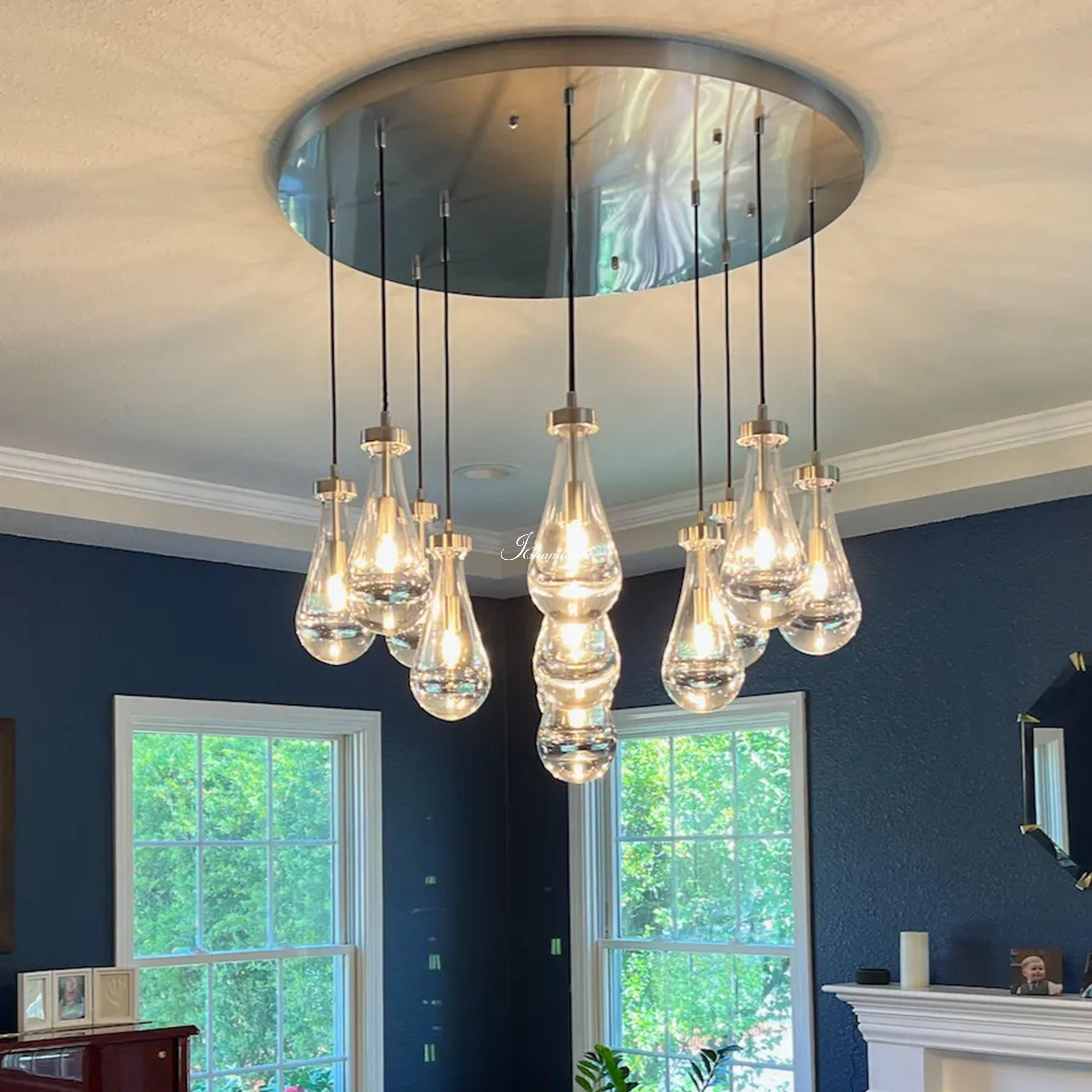 Soltaire Raindrops Round Chandelier