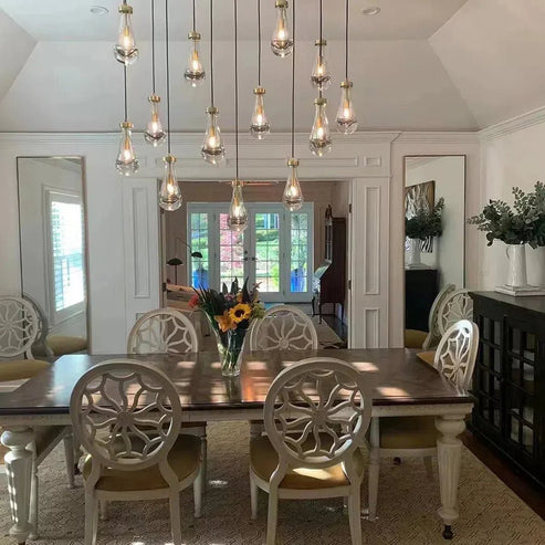 Raindrop Rectangular Chandelier