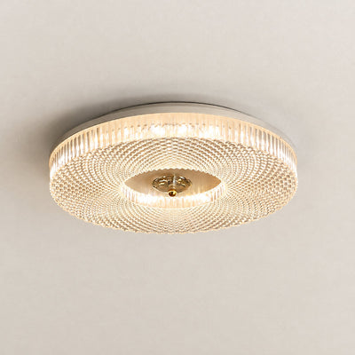 Round Integrated LED Flush Mount Ceiling Lamp