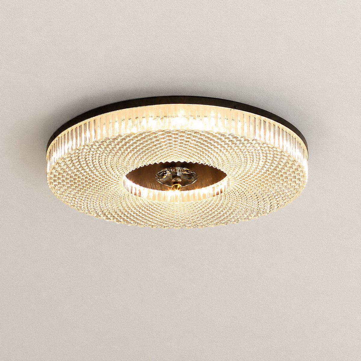 Round Integrated LED Flush Mount Ceiling Lamp