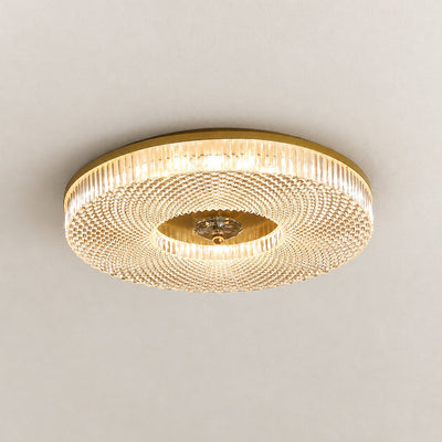 Round Integrated LED Flush Mount Ceiling Lamp