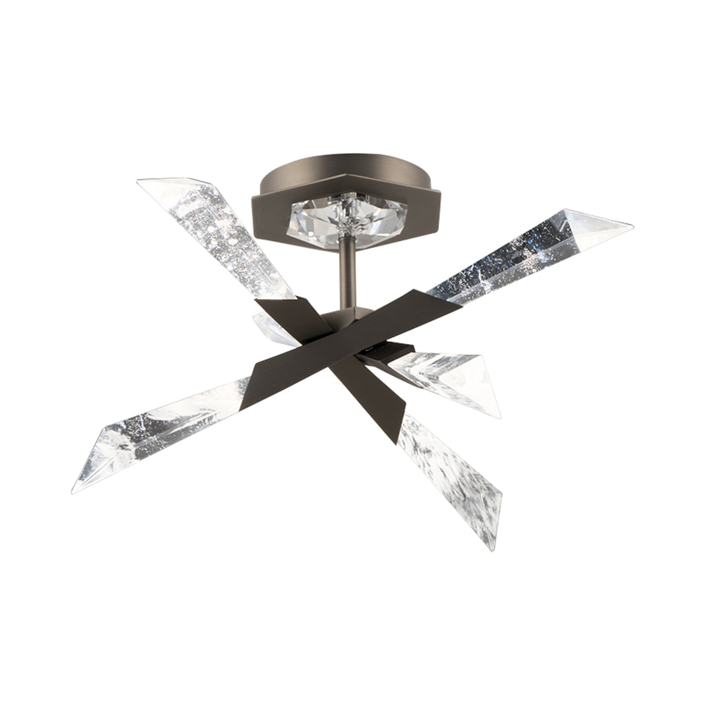 Solitude LED Semi Flush Mount Ceiling Light
