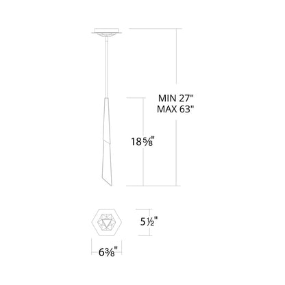 Solitude Mini LED Pendant Light