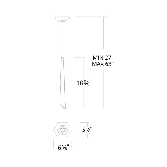 Solitude Mini LED Pendant Light