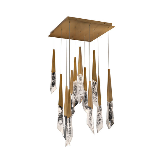 Solitude Square LED Multi Pendant Light